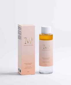 Flacon et étui de l'huile démaquillante douceur éclat Mimiastou-Glow-Skin.